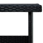 6-tlg. Garten-Lounge-Set mit Auflagen Poly Rattan Schwarz 6-tlg. Garten-Lounge-Set mit Auflagen Poly Rattan Schwarz