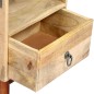 vidaXL Nachttisch 40 x 30 x 52 cm Massives Raues Mangoholz vidaXL Nachttisch 40 x 30 x 52 cm Massives Raues Mangoholz