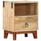 vidaXL Nachttisch 40 x 30 x 52 cm Massives Raues Mangoholz vidaXL Nachttisch 40 x 30 x 52 cm Massives Raues Mangoholz