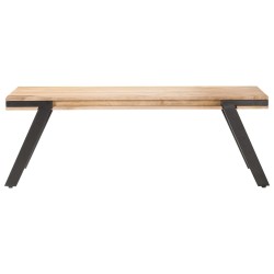 vidaXL Couchtisch 114x65x40 cm Mango Massivholz