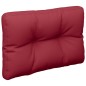Palettenkissen Weinrot 60x40x12 cm Stoff Palettenkissen Weinrot 60x40x12 cm Stoff