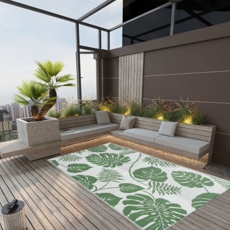 vidaXL Outdoor-Teppich Grün 160x230 cm PP