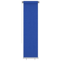 vidaXL Außenrollo 60x230 cm Blau HDPE