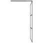 vidaXL Duschwand für Walk-In Dusche 100x195 cm ESG Mattiert Schwarz vidaXL Duschwand für Walk-In Dusche 100x195 cm ESG Mattiert Schwarz
