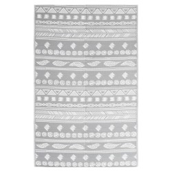 vidaXL Outdoor-Teppich Grau 160x230 cm PP