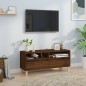 vidaXL TV-Schrank Braun Eichen-Optik 100x34,5x44,5 cm Holzwerkstoff vidaXL TV-Schrank Braun Eichen-Optik 100x34,5x44,5 cm Holzwerkstoff