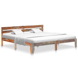 vidaXL Massivholzbett Palisander 200x200 cm 