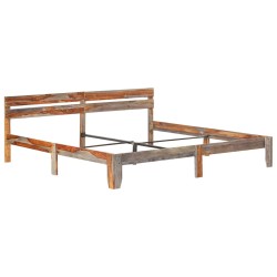 vidaXL Massivholzbett Palisander 200x200 cm 