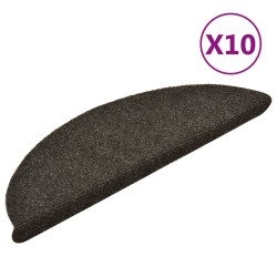 vidaXL Selbstklebende Treppenmatten 10 Stk. Hellbraun 56x17x3cm
