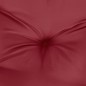 Palettenkissen Weinrot 80x40x12 cm Stoff Palettenkissen Weinrot 80x40x12 cm Stoff