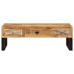 vidaXL Couchtisch 110 x 50 x 38 cm Massivholz Mango