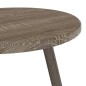 vidaXL Bistrotisch Grau Ø60x76 cm MDF und Eisen vidaXL Bistrotisch Grau Ø60x76 cm MDF und Eisen
