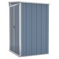 vidaXL Anbauschuppen Grau 118x100x178 cm Verzinkter Stahl vidaXL Anbauschuppen Grau 118x100x178 cm Verzinkter Stahl