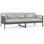 vidaXL Tagesbett Grau Massivholz Kiefer 80x200 cm vidaXL Tagesbett Grau Massivholz Kiefer 80x200 cm