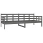 vidaXL Tagesbett Grau Massivholz Kiefer 80x200 cm vidaXL Tagesbett Grau Massivholz Kiefer 80x200 cm