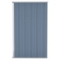vidaXL Anbauschuppen Grau 118x100x178 cm Verzinkter Stahl vidaXL Anbauschuppen Grau 118x100x178 cm Verzinkter Stahl