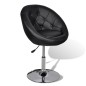 vidaXL Barhocker 2 Stk. Schwarz Kunstleder vidaXL Barhocker 2 Stk. Schwarz Kunstleder