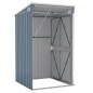 vidaXL Anbauschuppen Grau 118x100x178 cm Verzinkter Stahl vidaXL Anbauschuppen Grau 118x100x178 cm Verzinkter Stahl