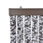 vidaXL Insektenschutz-Vorhang Braun und Beige 56x185 cm Chenille vidaXL Insektenschutz-Vorhang Braun und Beige 56x185 cm Chenille