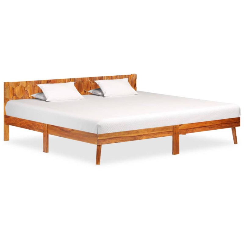 vidaXL Massivholzbett Palisander 200x200 cm vidaXL Massivholzbett Palisander 200x200 cm