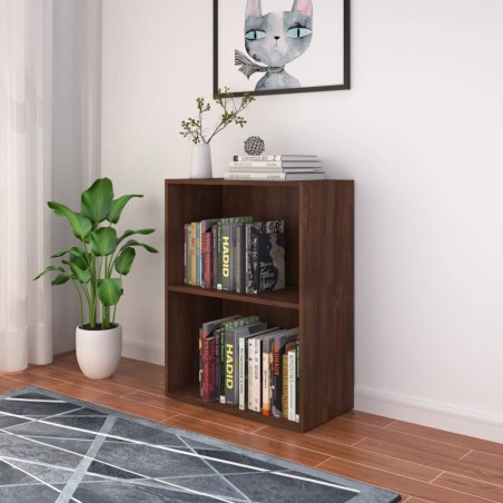 vidaXL Bücherregal Holzwerkstoff 60x31x78 cm Eichen-Optik Braun