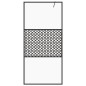 vidaXL Duschwand für Begehbare Dusche mit Klarem ESG Glas 90x195 cm vidaXL Duschwand für Begehbare Dusche mit Klarem ESG Glas 90x195 cm
