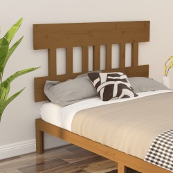 vidaXL Kopfteil Honigbraun 138,5x3x81 cm Massivholz Kiefer
