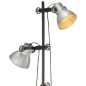 vidaXL Stehlampe 2-flammig Silbern E27 Gusseisen vidaXL Stehlampe 2-flammig Silbern E27 Gusseisen