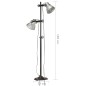 vidaXL Stehlampe 2-flammig Silbern E27 Gusseisen vidaXL Stehlampe 2-flammig Silbern E27 Gusseisen