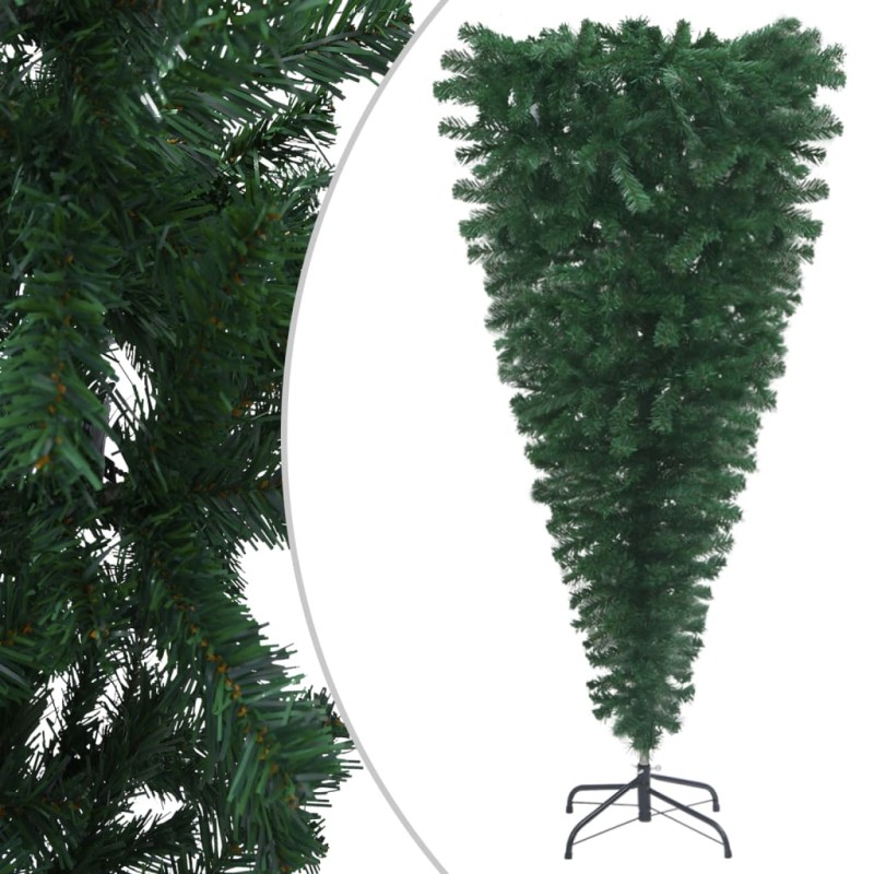 vidaXL Künstlicher Weihnachtsbaum mit Ständer Umgekehrt Grün 180 cm vidaXL Künstlicher Weihnachtsbaum mit Ständer Umgekehrt Grün 180 cm