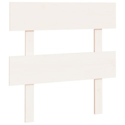 vidaXL Kopfteil Weiß 78,5x3x81 cm Massivholz Kiefer