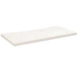 vidaXL Schreibtischplatte Weiß 80x40x2,5 cm Massivholz Kiefer