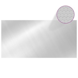 vidaXL Rechteckige Poolabdeckung 1200x600 cm PE Silbern