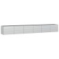 vidaXL Garten-Hochbeet 600x80x77 cm Verzinkter Stahl Silber vidaXL Garten-Hochbeet 600x80x77 cm Verzinkter Stahl Silber