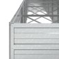 vidaXL Garten-Hochbeet 600x80x77 cm Verzinkter Stahl Silber vidaXL Garten-Hochbeet 600x80x77 cm Verzinkter Stahl Silber