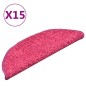 vidaXL Treppenmatten 15 Stk. Rosa 56x17x3 cm vidaXL Treppenmatten 15 Stk. Rosa 56x17x3 cm