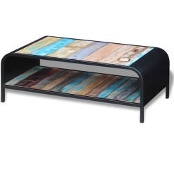 vidaXL Couchtisch Altholz
