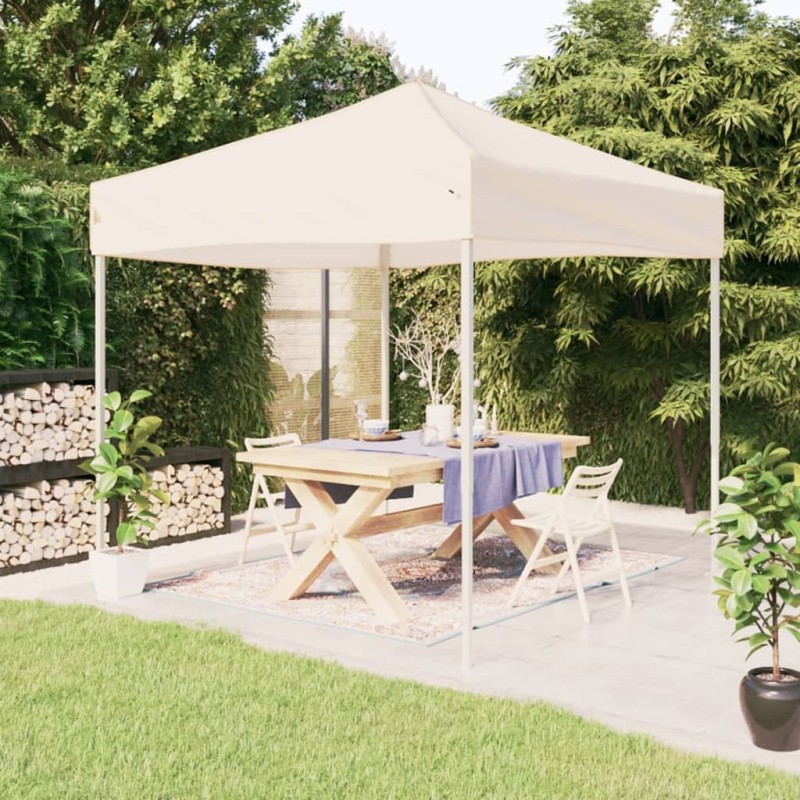 vidaXL Partyzelt Faltbar Creme 2x2 m vidaXL Partyzelt Faltbar Creme 2x2 m