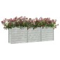 vidaXL Garten-Hochbeet 240x40x77 cm Verzinkter Stahl Silbern vidaXL Garten-Hochbeet 240x40x77 cm Verzinkter Stahl Silbern