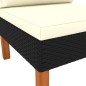 3-tlg. Garten-Lounge-Set Poly Rattan und Eukalyptus Massivholz 3-tlg. Garten-Lounge-Set Poly Rattan und Eukalyptus Massivholz