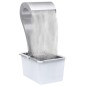 vidaXL Garten-Wasserfall Silbern 52,4x34,2x82 cm Edelstahl vidaXL Garten-Wasserfall Silbern 52,4x34,2x82 cm Edelstahl