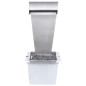 vidaXL Garten-Wasserfall Silbern 52,4x34,2x82 cm Edelstahl vidaXL Garten-Wasserfall Silbern 52,4x34,2x82 cm Edelstahl