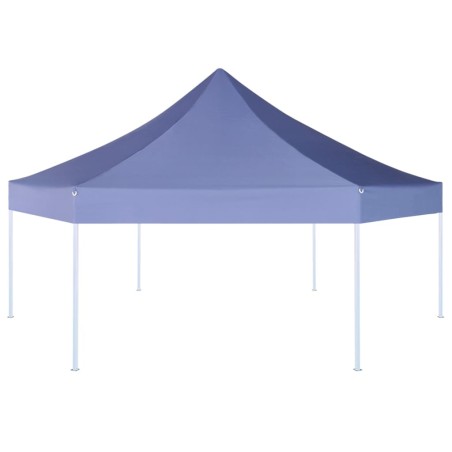 vidaXL Pop-Up-Partyzelt Hexagonal Faltbar Dunkelblau 3,6x3,1 m