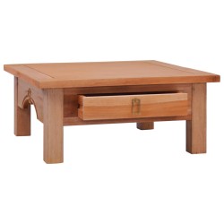 vidaXL Couchtisch 68x68x30 cm Massivholz Mahagoni 
