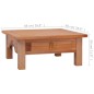 vidaXL Couchtisch 68x68x30 cm Massivholz Mahagoni vidaXL Couchtisch 68x68x30 cm Massivholz Mahagoni