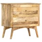 vidaXL Nachttisch 65x35x60 cm Mango Massivholz