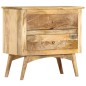 vidaXL Nachttisch 65x35x60 cm Mango Massivholz