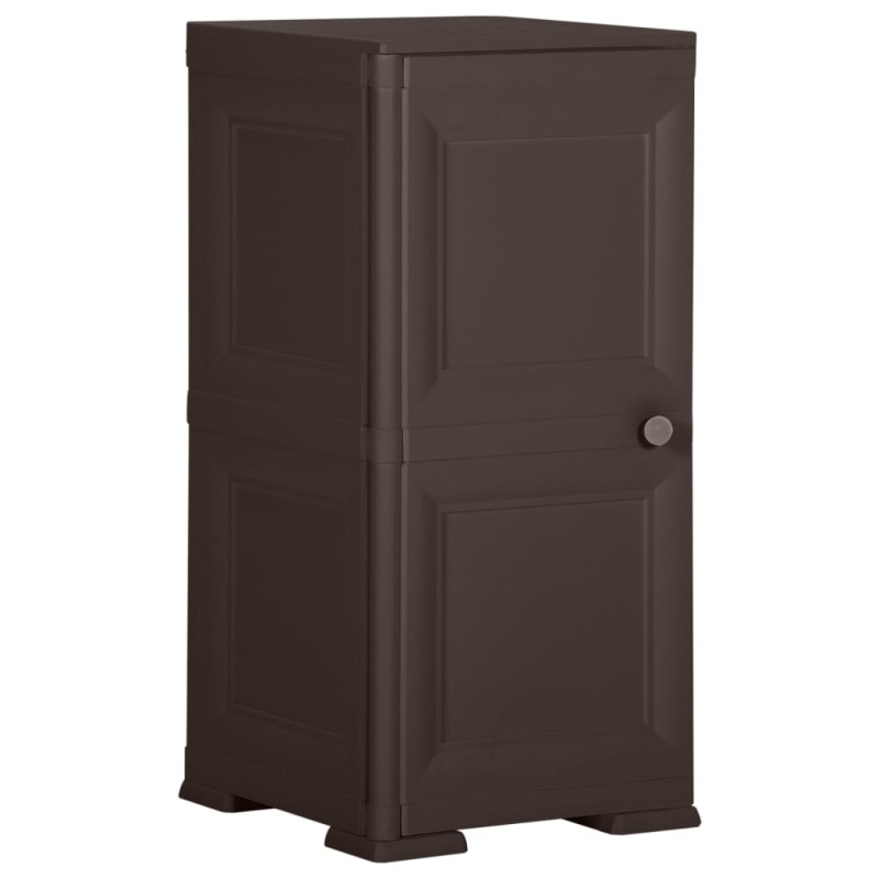 vidaXL Kunststoffschrank 40x43x85,5 cm Holzdesign Braun vidaXL Kunststoffschrank 40x43x85,5 cm Holzdesign Braun