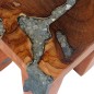 vidaXL Hocker Massivholz Teak und Harz vidaXL Hocker Massivholz Teak und Harz