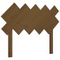 vidaXL Kopfteil Honigbraun 104x3x80,5 cm Massivholz Kiefer